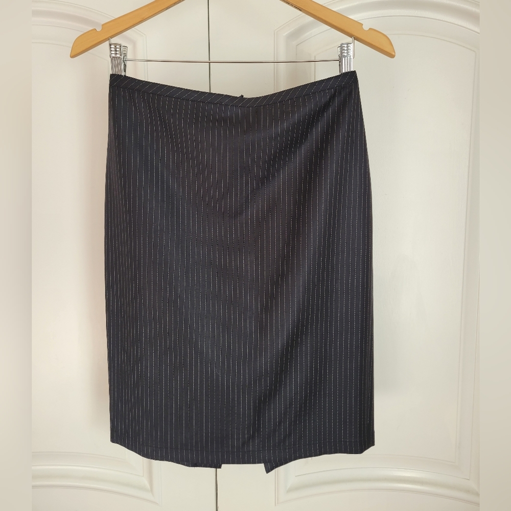 Emporio Armani stripped pencil skirt